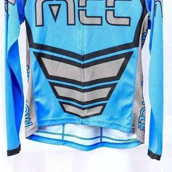 Champ-Sys Monson Cycle Size Large long sleeve mock neck full zip cycling shirt - Picture 7 of 11